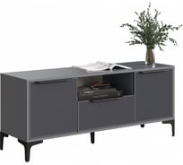 ТВ-тумба Woodville Иадама графит/графит софт 601112