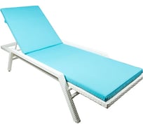 Шезлонг с матрасом Foodatlas E1001 бирюзовый Бриз ЦБ000000466