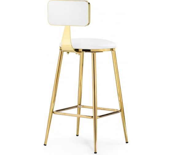 Полубарный стул Woodville Persi white / gold 15677