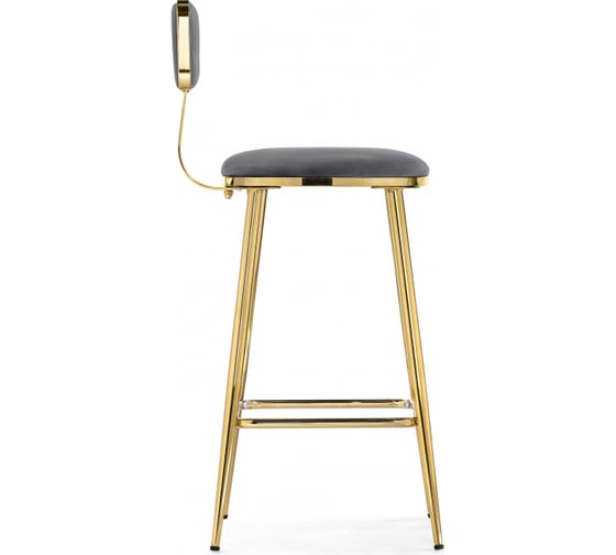 Полубарный стул Woodville Persi dark gray / gold 15678