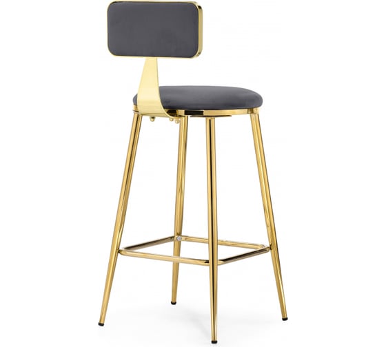 Полубарный стул Woodville Persi dark gray / gold 15678