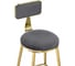 Полубарный стул Woodville Persi dark gray / gold 15678 5