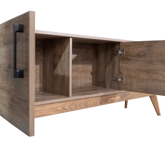 Тумба под ТВ Comfort Avenue Изабелла Дуб Коми 1086 TVT41D2CS15040TW1086EMP