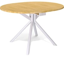 Стол KENNER DO1100, белый/дуб натуральный 324042