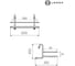 Полка малая короткая lemax, черный матовый, MX-061 BL 2