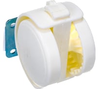 Колесная опора JET D50 мм с тормозом с площ. для крепл. белый FJB3014B.050WT99
