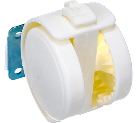 Колесная опора JET D50 мм с тормозом с площ. для крепл. белый FJB3014B.050WT99