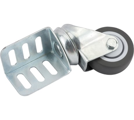 Колесная опора JET D40 мм, без тормоза с угловой площадкой для крепления, серый FQ3015A.040GR99