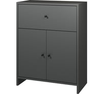 Комод Атмосфера 1Я-600 квадро, антрацит, МК 00-00024856