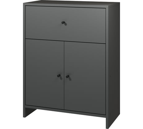 Комод Атмосфера 1Я-600 квадро, антрацит, МК 00-00024856