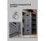 Комод Econova Deluxe на колесах, 4 ящика, 300х385х690 мм серый 43327691170 6
