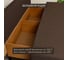 Диван-кровать Divan24 Крит кофейный двуспальный раскладной для дома 70300371 15