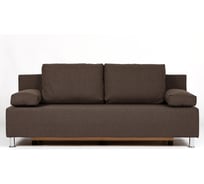 Диван-кровать Divan24 Морис кофейный двуспальный раскладной для дома рогожка 70300343
