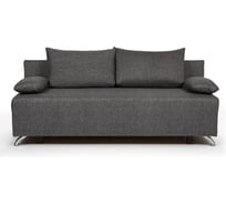 Диван-кровать Divan24 раскладной Лира лайт прямой еврокнижка, рогожка серый 77400136