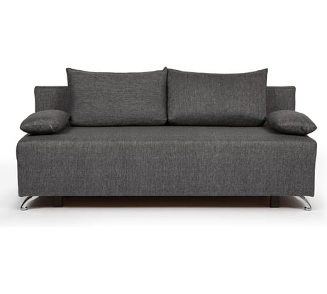 Диван-кровать Divan24 раскладной Лира лайт прямой еврокнижка, рогожка серый 77400136