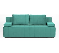 Диван-кровать Divan24 Вентура, мятный, велюр, механизм Еврокнижка 195x77x73 см 77400069