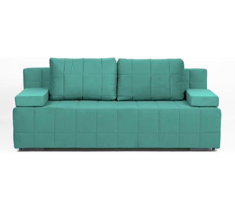 Диван-кровать Divan24 Вентура, мятный, велюр, механизм Еврокнижка 195x77x73 см 77400069
