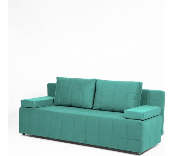 Диван-кровать Divan24 Вентура, мятный, велюр, механизм Еврокнижка 195x77x73 см 77400069 1