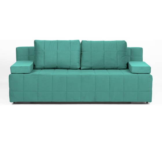 Диван-кровать Divan24 Вентура, мятный, велюр, механизм Еврокнижка 195x77x73 см 77400069 1