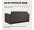 Диван-кровать Divan24 Сольста темно-коричневый, рогожка, раскладка на пол 77000108 10