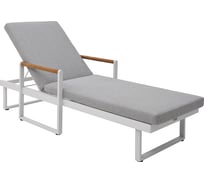Шезлонг из алюминия Joygarden MAYA белый 42109
