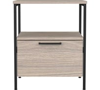 Прикроватная тумба Desk Question лофт DQ серия Riva с ящиком ЛДСП Сатин 10315