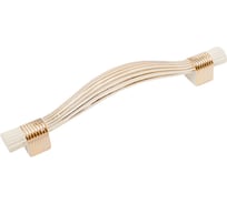 Ручка Laurus ZA0325 96 мм, белый + золото 69408