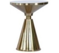 Кофейный столик BRADEX Atlant диаметр 45x54 см, золотой, металл, керамика FR 1042