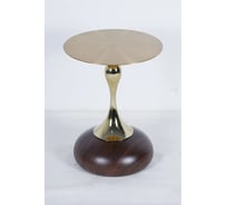 Кофейный столик BRADEX Angel диаметр 40x55 см, металл под дерево FR 1030