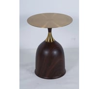 Кофейный столик BRADEX Stupa диаметр 40x54 см, металл под дерево FR 1035
