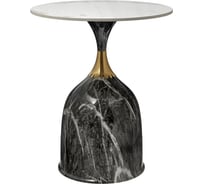Кофейный столик BRADEX Stupa диаметр 45x54 см, серый мрамор, металл, керамика FR 1034