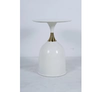 Кофейный столик BRADEX Stupa диаметр 40x54 см, белый, металл FR 1031