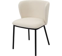 Кухонный мягкий стул Bergenson Bjorn Foggy, букле, молочный BB0000828