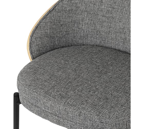 Стул барный Bergenson Bjorn Cloud, рогожка, грифельно-серый BB0000837