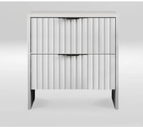 Тумба Ridberg LUGANO 2Я Белый/Черный, 2 шт комплект 1214748