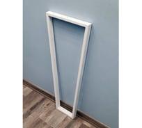 Подстолье для стола Parallax Параллакс, Трапеция, Лофт, барное, металлическое, 900х550 мм, высота 400 мм, белое, 1 шт 16WN055030090-TRP