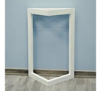 Подстолье опора для стола Parallax 1100 350 40x20 треугольное металлическое барное белое Лофт 1 шт. 91WN035020110-TRG