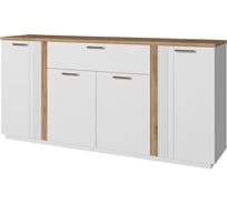 Тумба Anrex MATEO 4D1S белый/дуб наварра 734335