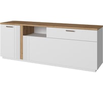 Тумба Anrex MATEO RTV 2D1SN белый/дуб наварра 732258