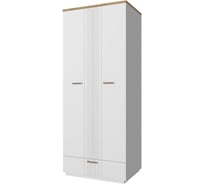 Шкаф Anrex MATEO 2DG1S белый/дуб наварра 732130