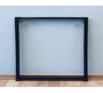 Подстолье для журнального столика Parallax Параллакс, О-образное, регулируемое, Лофт, металлическое, 450х550 мм, 40x20 мм, черное, 1 шт 83BX055051045-PRM