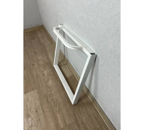Подстолье Solarius мебельная опора, комплект из 2 ножек для журнального стола, 60x47 см, цвет белый 999-10003