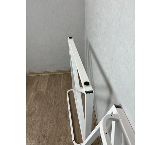 Ножки для стола Solarius в стиле Loft крестообразные, опоры для стола лофт 78,5x71 см, подстолья металлические регулируемые прочные, порошковая покраска, белого цвета, 2 шт. PARAnogkrest80white