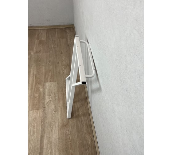 Ножка для стола Solarius в стиле Loft Z-образная, опора для стола лофт 58,5x71 см, подстолье металлическое регулируемое прочное, порошковая покраска, белого цвета nogaX60white
