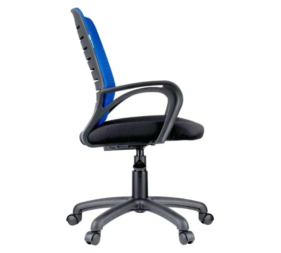 Кресло оператора Helmi HL-M16 Vivid ткань S черная/ткань TW синяя 277901