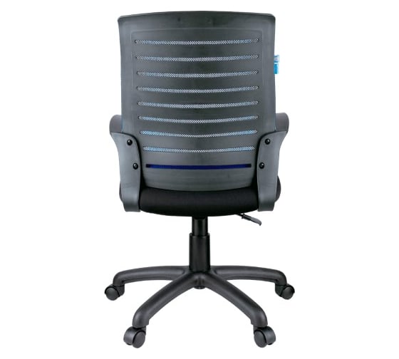 Кресло оператора Helmi HL-M16 Vivid ткань S черная/ткань TW синяя 277901