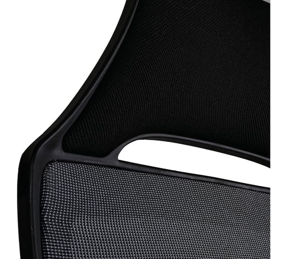 Игровое кресло Helmi HL-S05 Podium ткань/сетка/экокожа черная, пластик черный 274811
