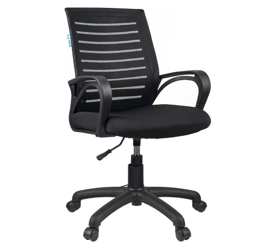 Кресло оператора Helmi HL-M16 Vivid ткань S черная/ткань TW черная 277900 1