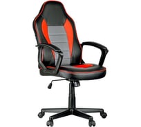 Игровое кресло Helmi HL-S08 Rally экокожа черная/серая/красная 297637