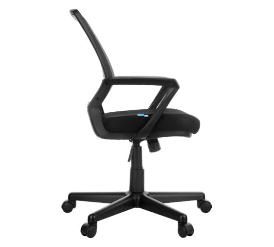Кресло оператора Helmi HL-M02 Step ткань спинка сетка черная/сиденье TW черное 283156